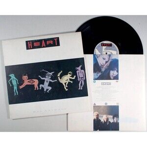 Heart - Bad Animals (1987) Vinyl LP • Ann Wilson, Alone, Who Will You Run To